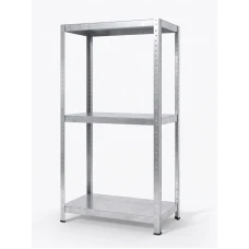 Стелаж Конструктор 1824×1000×400 мм, 150 кг/полицю, 3 полиці — оцинкований каркас і полиці